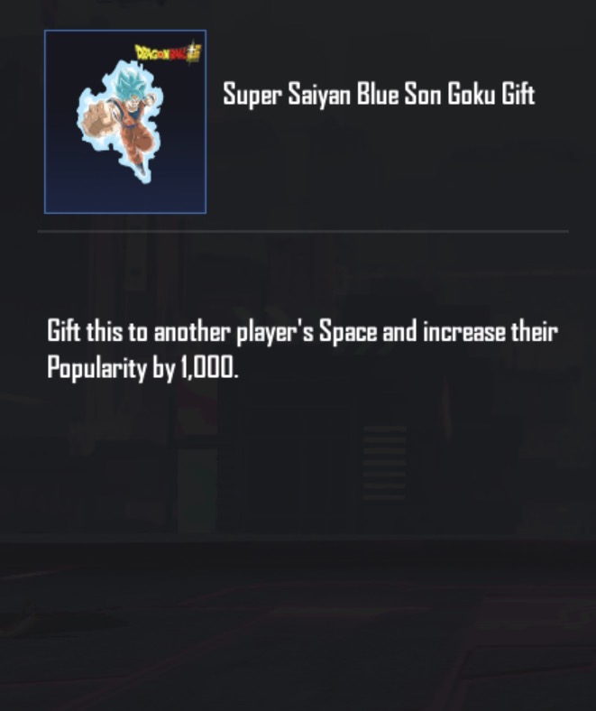 Super Saiyan Blue Son Goku Gift